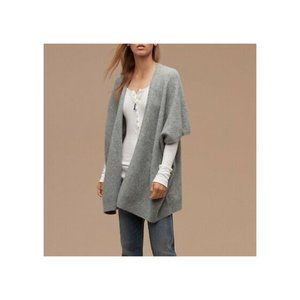 Aritzia Iconic Cape Gray Yak Wool XXS